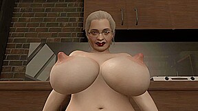 Esmeralda Sucking Dick Before Riding It in the Kitchen