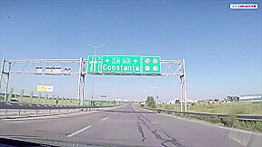 First Hands On The Steering Wheel Then Mouth On The Cock