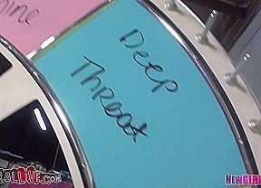 Florida Teen Tristan Barrymore Goes Nuts With The Fucking Machine & Toys