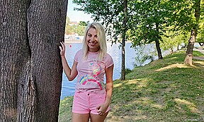 Horny 18 Year Old Lilly Wants a Third Cumshot