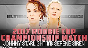 Johnny Starlight,Serene Siren in 2017 Rookie Cup Championship Match: Johnny Starlight vs Serene Siren – UltimateSurrender