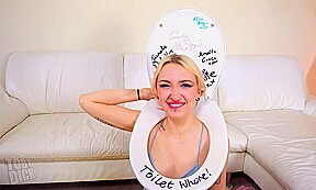 Lovely Blonde Kitty Marie Rides And Milks Toby Dick’s Boner!