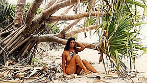 Naked Natural Beauty Posing In Exotic Tropical Location – Morgan Mcnamara