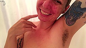 NIKKISFETISHES – Hot MILF Hairy Armpits in the Shower JOI