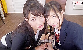 Noa Eikawa & Miki Sunohara & Minori Kotani in Experience a Lesbian Threesome! 1 – SodCreate