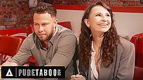 PURE TABOO Caring Liz Jordan Cheers Up Humiliated Older Date In Restaurant After Waitress Comment