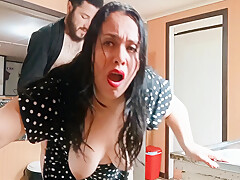 Sex In The Kitchen With My Stepmother Amateur Homemade