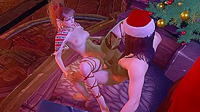 Sexy Christmas Elf Has Anal with Santa’s Dick