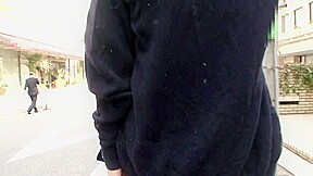 She gets to the set in a horny mood by Japanese tight Pussies