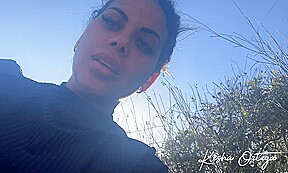 Stacked Babe Kesha Ortega Gets Nasty In A Wild Outdoor Masturbation