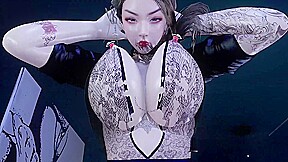 3D BBW Hot Asian MILF Cheating with Big Cock