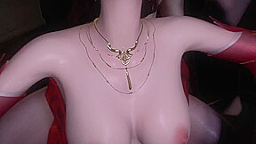 3D Big Boobs Slut Have Her First Time Gangbang Sex