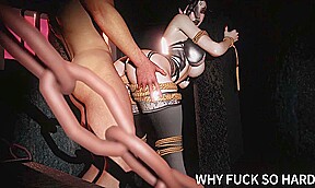 3D Cosplay Asian Model Got Bandaged and Got Fucked so Hard