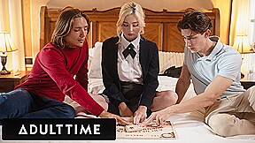 ADULT TIME – Stepbrothers 3-Way Prank Naive Virgin Lexi Lore With A Spirit Board DOUBLE CREAMPIE