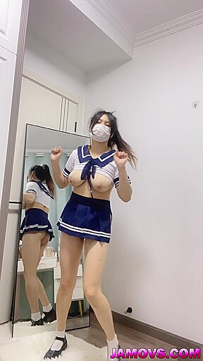 Amateur Asian Girl With Big Boobs Dancing