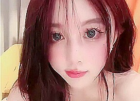 asian cutie masturbates