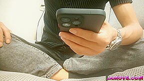 asian girl cought on camera