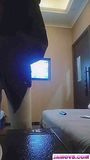 Beautiful Chinese female engages in sexual activity with her boyfriend while being drilled.