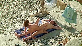 Couple Share Hot Moments On Public Nudist Beach – Outdoor Sex