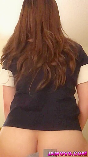 Cute Asian Girl Giving Blowjob