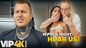 DADDY4K. Fuck me until he catches us!