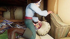 Fucking the Guard Girl in Her Barracks – Warcraft Porn Parody