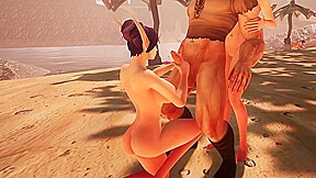 Handjob on the Beach – Warcraft Parody