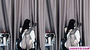 High-end slim female with short hair who like blowouts, extreme, and tit-licking