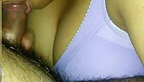 Indian Wife In White Bra Blowjob – DesiPapa