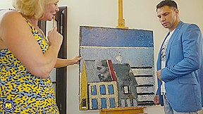 Milf Diana Has An Art Gallery Sexdate With A Young Stud – MatureNl