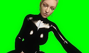 Mistress in Black Latex – POV Cowgirl (Passthrough)