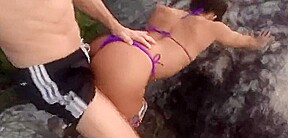 prise a l arrache dans une crique