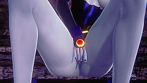 Raven Fingering That Pussy – Titans 3D Porn