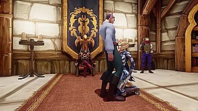Sex in the Throne Room – Warcraft Porn Parody