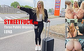 Streetfuck Three Orgasm for Luna BBunny – Little Caprice Dreams