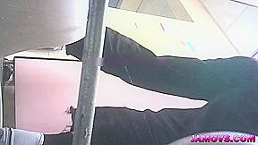 Teenage Asian puss caught on camera urinating