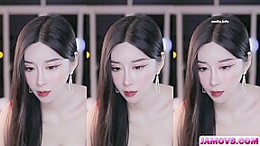 The cute Chinese prostitute sucking and riding a shaft with her hairy twat.