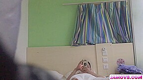 The eager Asian babe’s pussy gets a lot of attention.