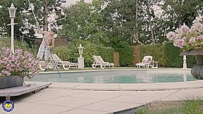 Toyboy Josh Is Fucking His Hairy Milf Boss Sahara Knite At The Pool! – MatureNl