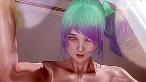 Yua fucked on the window.