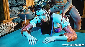 3D Cute Asian Mature MILF Wearing Sexy Outfit Have a Hardcore Sex with Big Cock