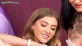 CFNM MILF watches sluts sucking cock before pussybang