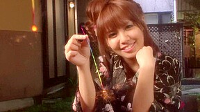 Cute geisha girl sucking a big meat pole by Pov made in Japan