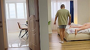 Horny stepdaughter sucked off her stepfather and let him fuck