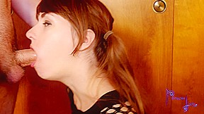 Messy deep throat practice