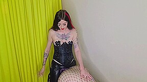 Mistress Nika Owns Your Locked Hole Deep Strap-on Ruination For My Chastity Slave