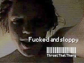 moaning danish slut fucked hard and gags on fat cock