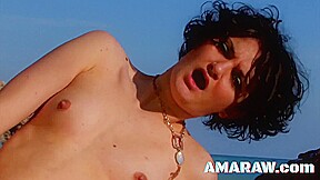 Skinny Brunette Fucked In The Ass On The Beach With Olly Doll And Attila Tristan