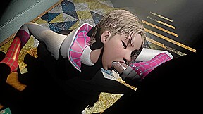 Spider Gwen Sucking Dick