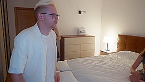 Step Sister Shocked When Step Son Cum in Step Mom While Share